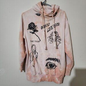 Shawn Mendes the tour hoodie pink small